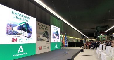 Inauguración de la Llegada del Metro de Málaga al Centro