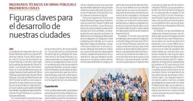 Publicación en el Diario Ideal de Jaén «Especial Colegios Profesionales: Figuras Claves para el Desarrollo de Nuestras Ciudades»_15 Julio Publicación en el Diario Ideal de Jaén «Especial Colegios Profesionales: Figuras Claves para el Desarrollo de Nuestras Ciudades»_15 Julio