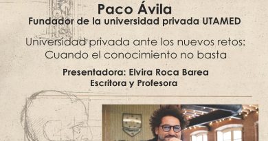 Los Jueves del CITOP de Andalucía Oriental – , PACO ÁVILA, Fundador de la UTAMED «Universidad Privada ante Nuevos Retos», Presentado por Elvira Roca Barea, Escritora y Profesora_1 Octubre. Los Jueves del CITOP de Andalucía Oriental – , PACO ÁVILA, Fundador de la UTAMED «Universidad Privada ante Nuevos Retos», Presentado por Elvira Roca Barea, Escritora y Profesora_1 Octubre.